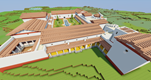 Villa romaine de Pully © Minecraft, 2022