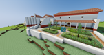 Villa romaine de Pully © Minecraft, 2022